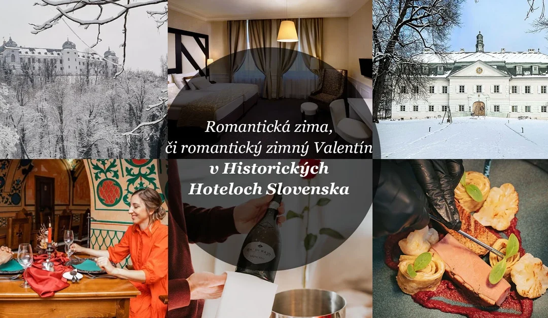 Užite si romantickú zimu alebo si už teraz naplánujte romantický zimný Valentín v kaštieli, na zámku či v hoteli.