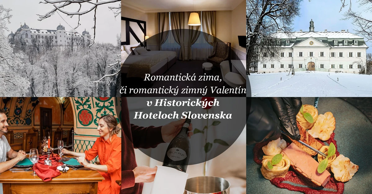 Užite si romantickú zimu alebo si už teraz naplánujte romantický zimný Valentín v kaštieli, na zámku či v hoteli.